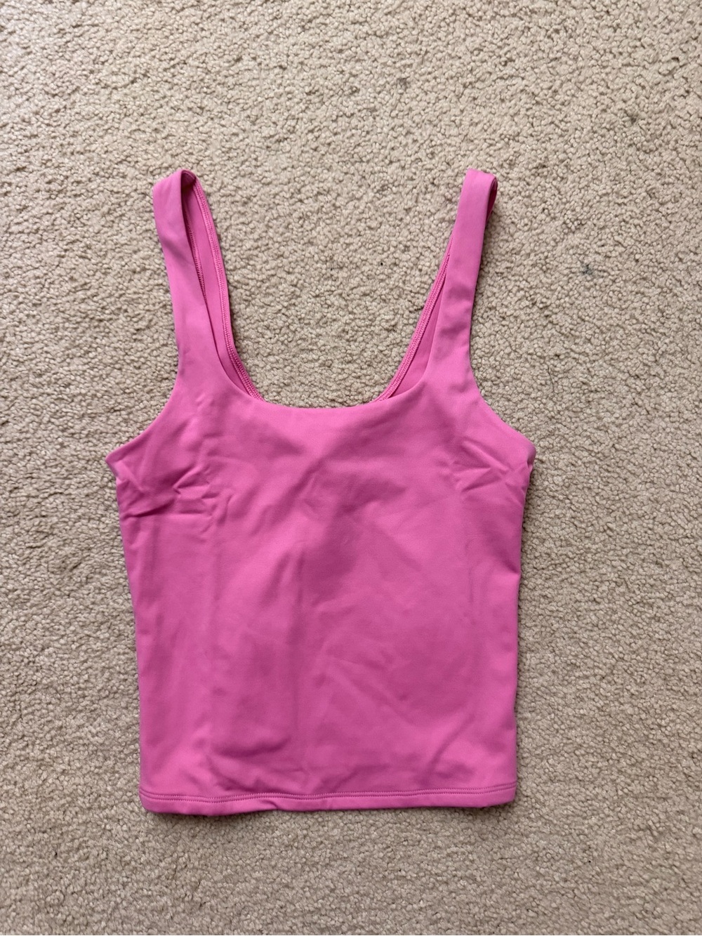 ALO Pink Softsculp Tank Top